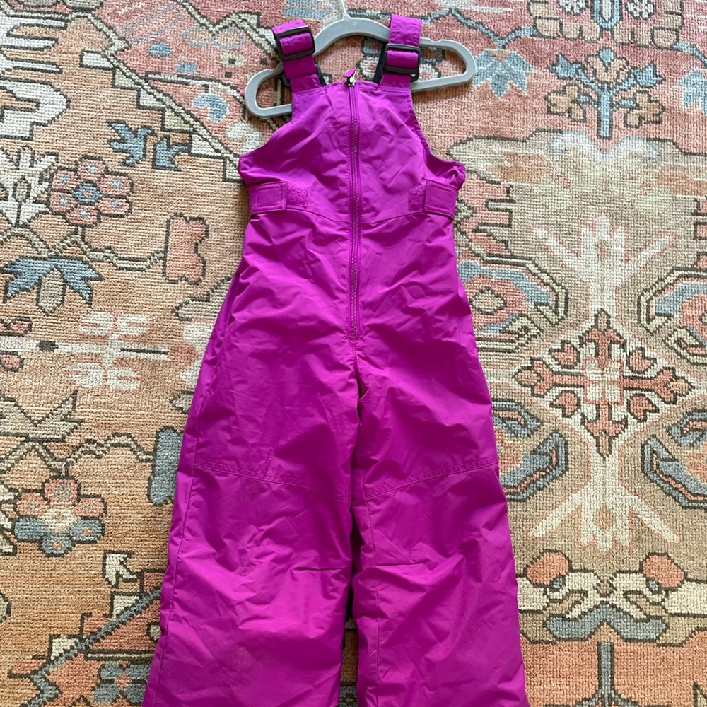 Girls Size XXS Columbia snow bib.